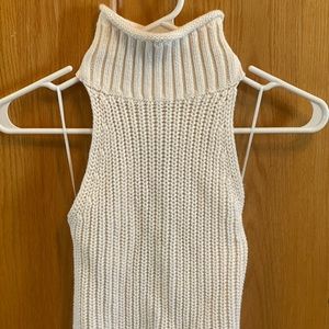 Kendall & Kylie - Open Back, Sleeveless Sweater